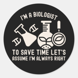 Adesivo Graduado em Biologia, Amante da Biologia4