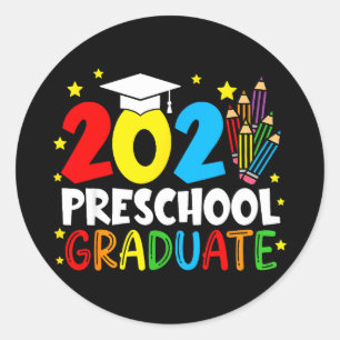 Adesivo Graduado no pré-escolar 2026 pré-escolar graduado