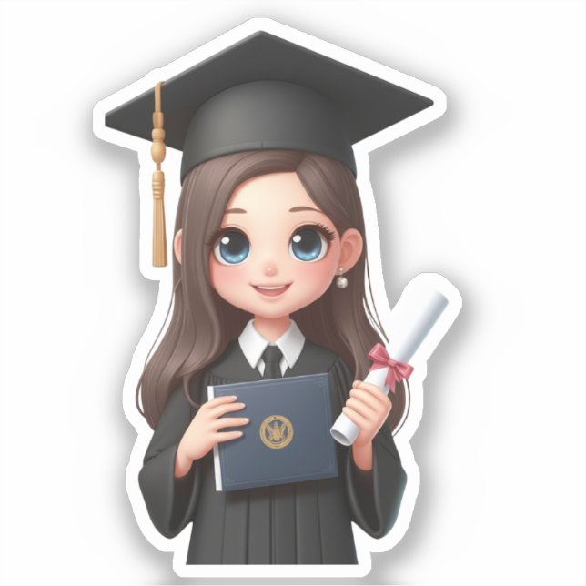 Adesivo “Graduate Manifestation Sticker – Inspire Success  (Frente)