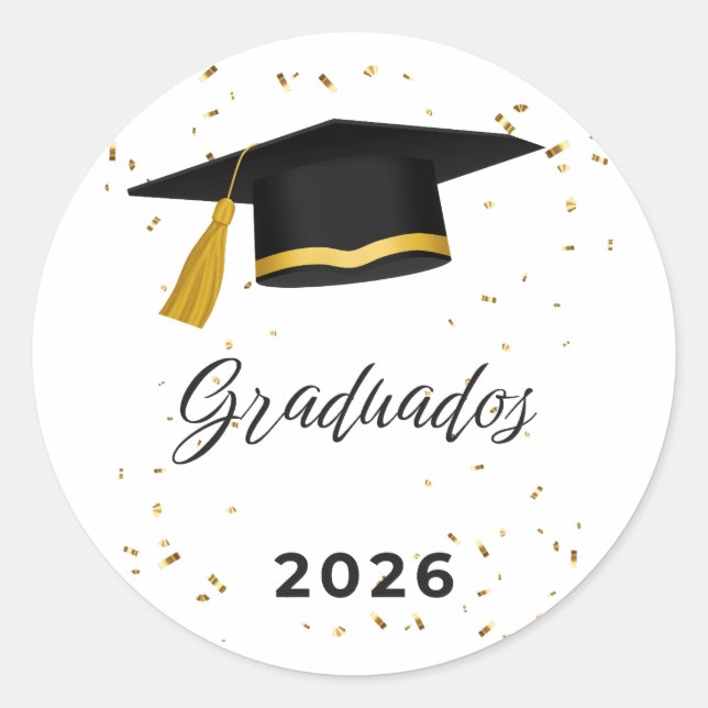 Adesivo Graduation 2026 Cap Sticker (Frente)
