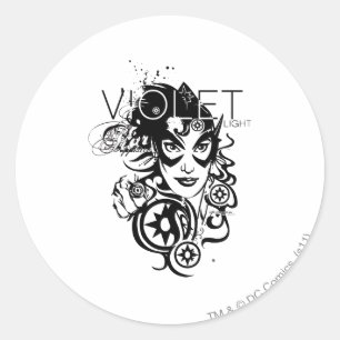 Adesivo Gráfico 4 da safira de estrela