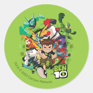Adesivo Gráfico Ben 10 Alienígena Rush