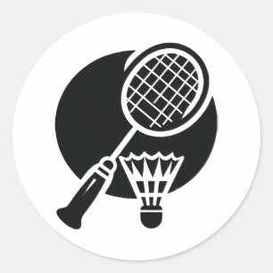 Adesivo Gráfico de Badminton