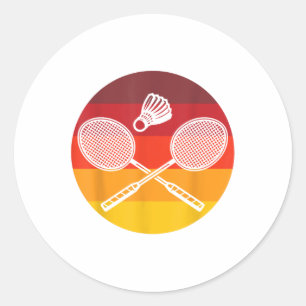 Adesivo Gráfico de Badminton Jogador de Badminton Esportes