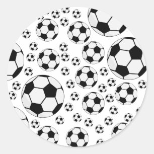 Adesivo Gráfico de Bola de Futebol Clássico Fã de Esportes