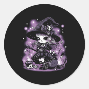 Adesivo Gráfico de Bruxas de Halloween de Charmes Místicos