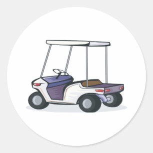 Adesivo gráfico de carrinho de golfe