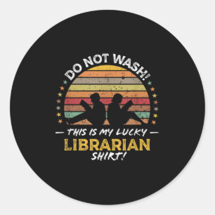 Adesivo Gráfico de Citação da Biblioteca Funny Bibliotecár