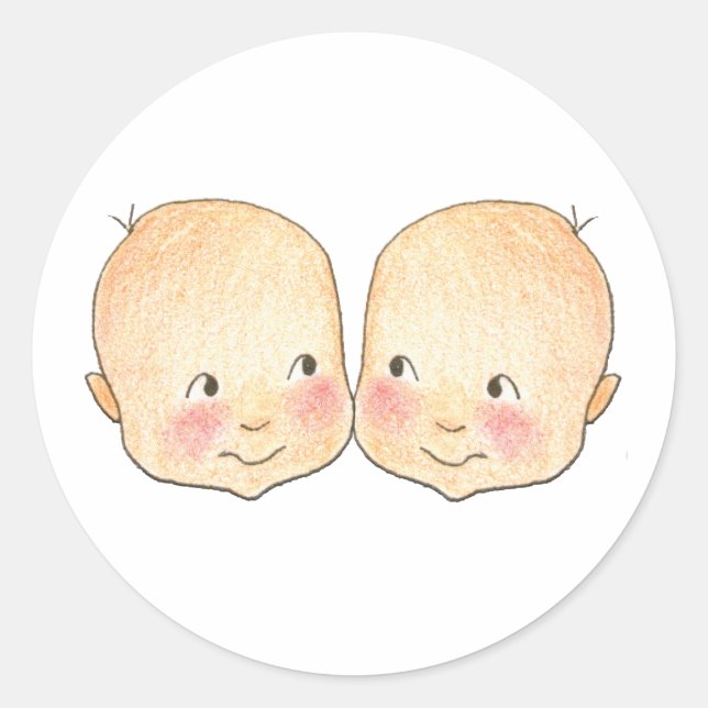 Adesivo Gráfico de Gêmeos Meninos (Frente)