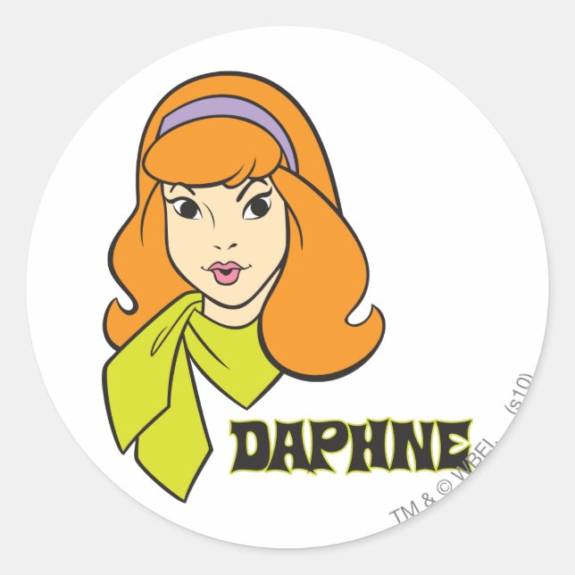 Adesivo Gráfico de nome Daphne (Frente)