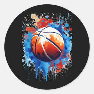 Adesivo Gráfico de Poster de Arte de Basquete