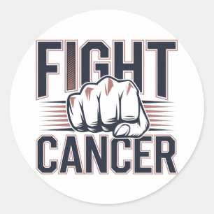 Adesivo Gráfico de Punhos Negros para Guerreiros de Cancer