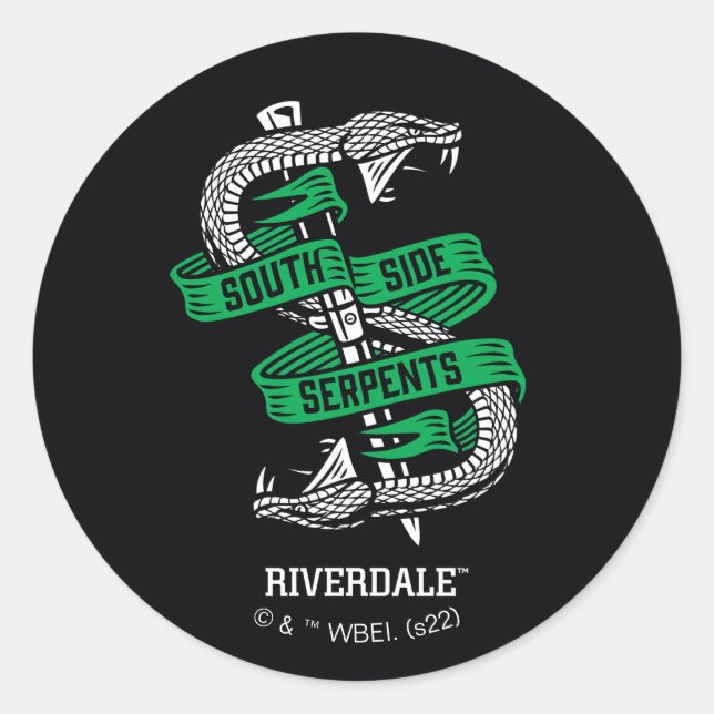 Adesivo Gráfico de Serpentes Lados do Sul (Frente)