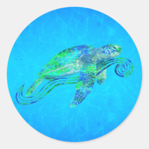 Adesivo Gráfico de tartaruga do mar