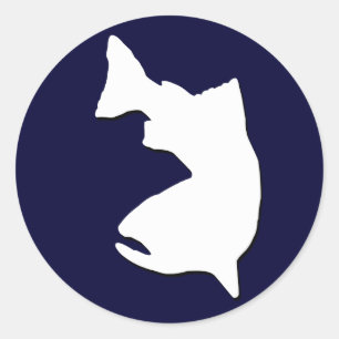 ADESIVO GRÁFICO DE VETOR DA PESCA DA TRUTA