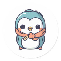 Gráfico do estilo Kawaii Delight de Penguin