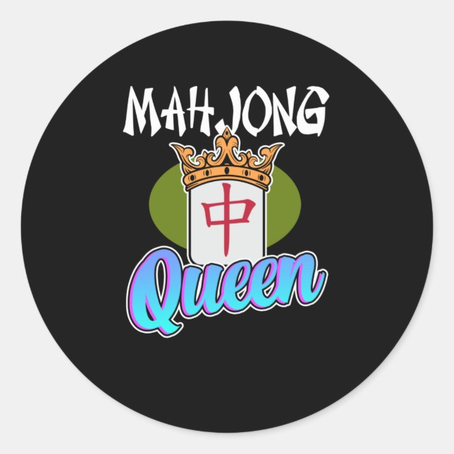 Adesivo Gráfico dos jogos do jogador Mahjong Queen Game (Frente)