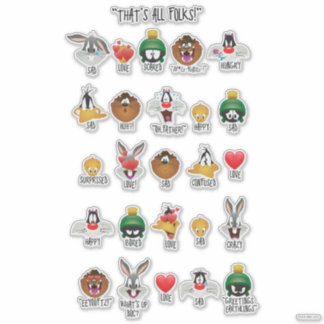 Adesivo Gráfico Emoji (TUNES DE LOONEY™)