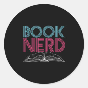 Adesivo Gráfico Engraçado do Nerd de livro - Leitura inspi