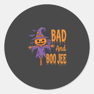 Adesivo Gráfico Espantalho Halloween Bad And Boo Jee