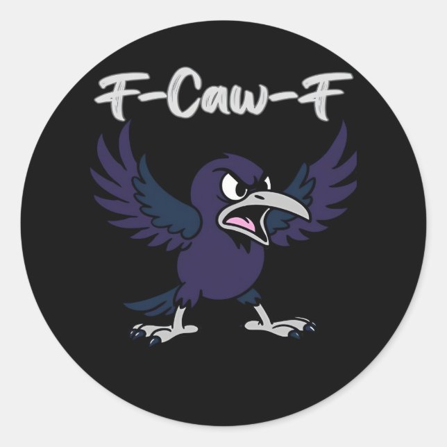Adesivo Gráfico Estético F-Caw-F (Frente)