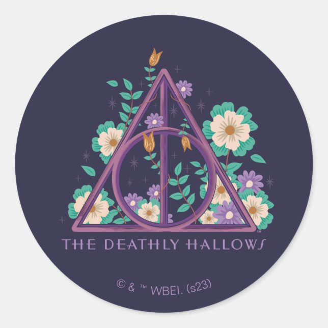 Adesivo Gráfico Floral Deathly Hallow (Frente)
