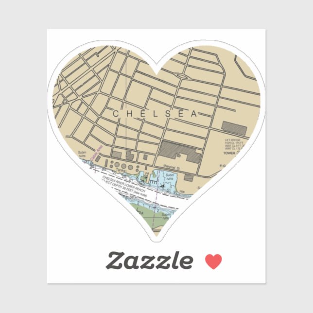 Adesivo Gráfico náutico MÃES de Boston Chelsea (Folha)