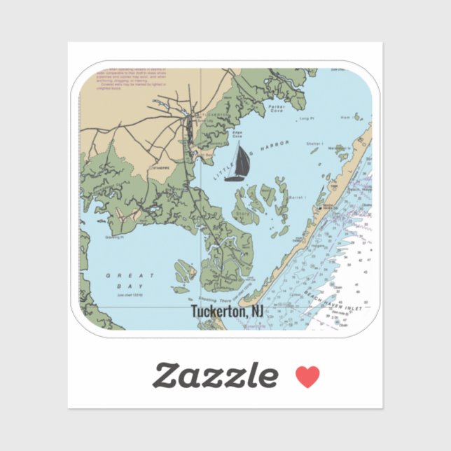 Adesivo Gráfico NJ Tuckerton (Folha)