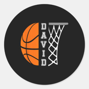 Adesivo Gráfico Personalizado do Jogador de Basquete David