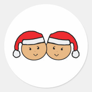 Adesivo Gráfico Twin Santa Hat