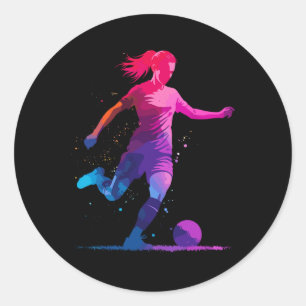 Adesivo Gráficos de Futebol E Futebol, Para Meninas Mulher