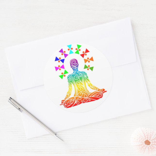 Adesivo Gráficos Yoga Day (Envelope)