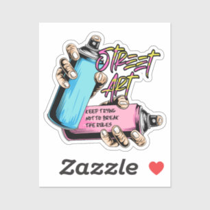 Adesivo Grafite de Arte Urbano