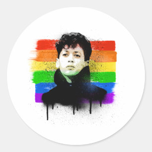 Adesivo Grafite do Orgulho LGBTQ de Kamala Harris