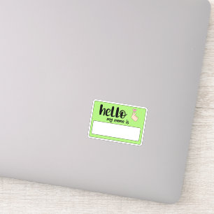 Adesivo Grafite Olá Meu Nome