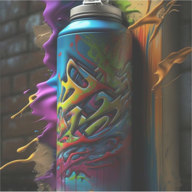 Adesivo Grafite Vibes: Arte de Rua que Lhe Fala (Frente)