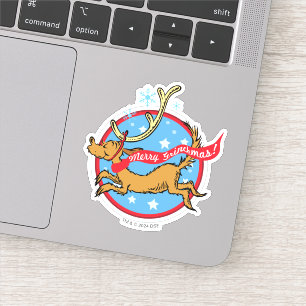 Adesivo Gralha Max Feliz Grinchmas!