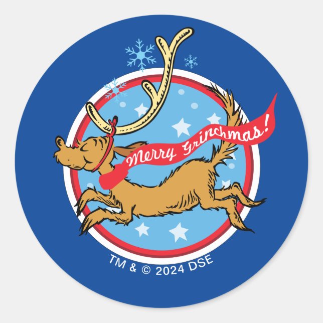 Adesivo Gralha | Max Feliz Grinchmas! (Frente)