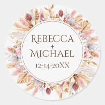 Grama das Pampas Boho Casamento de Flores Silvestr