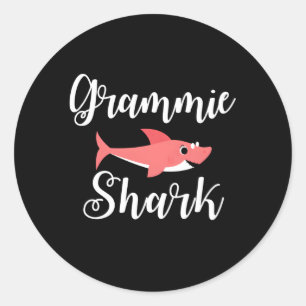 Adesivo Grammie Shark Para A Avó