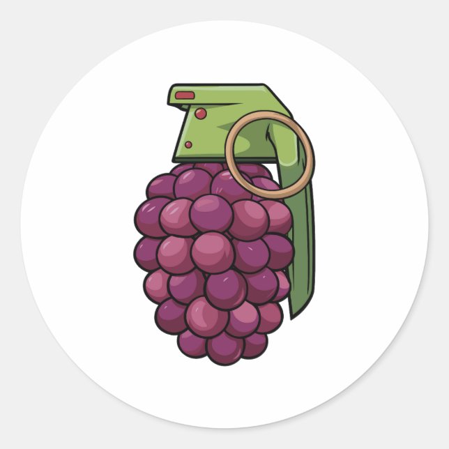 Adesivo Granada de uvas (Frente)