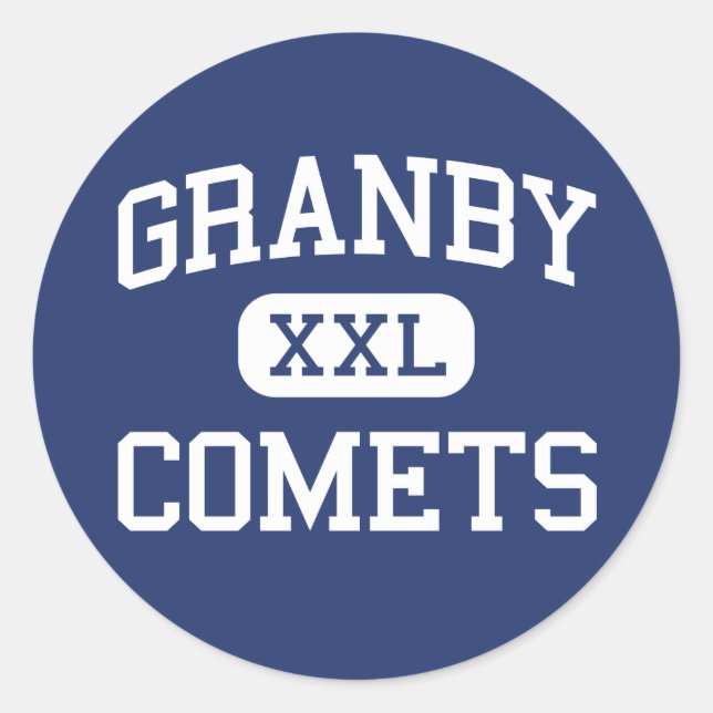 Adesivo Granby - Comets - Segundo grau - Norfolk Virginia (Frente)