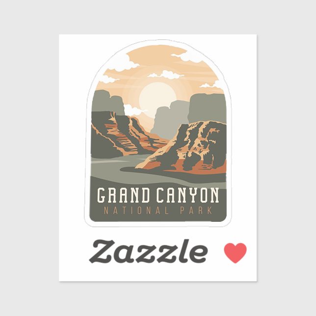 Adesivo Grand Canyon National Park Vinyl Sticker (Folha)