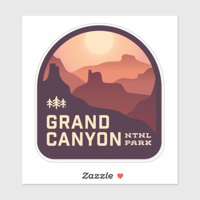 Adesivo Grand Canyon National Park Vinyl Sticker (Folha)