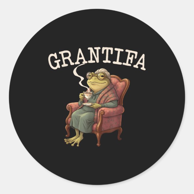 Adesivo Grand Tifa Frog Funny Graphic Men Women  (Frente)