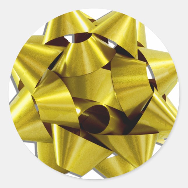 Adesivo Grande Arco de Natal Dourado (Frente)