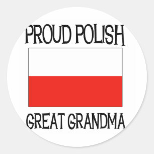 Adesivo Grande avó polonesa orgulhosa
