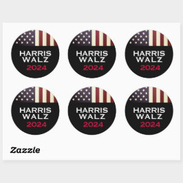 Adesivo Grande Campanha HARRIS WALZ 2024