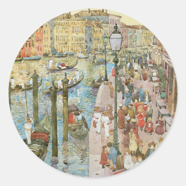 Adesivo Grande Canal, Veneza por Maurice Prendergast (Frente)