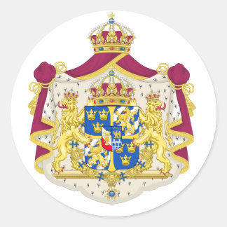 Adesivo Grande casaco de braços de Suecia